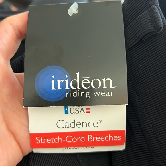 Irideon Cadence Stretch-cord full seat breeches NWT - Picture 2 of 7
